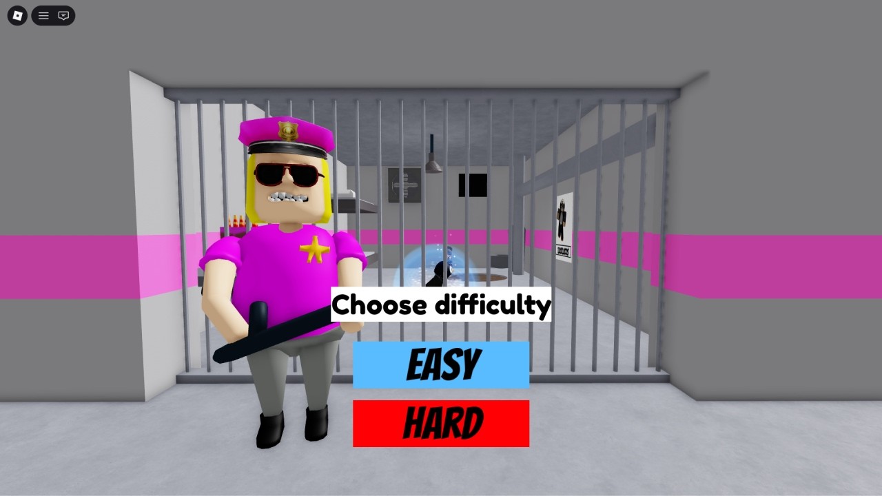 POLICE GIRL PRISON RUN! Obby roblox Gameplay Walkthrough No Death 4K