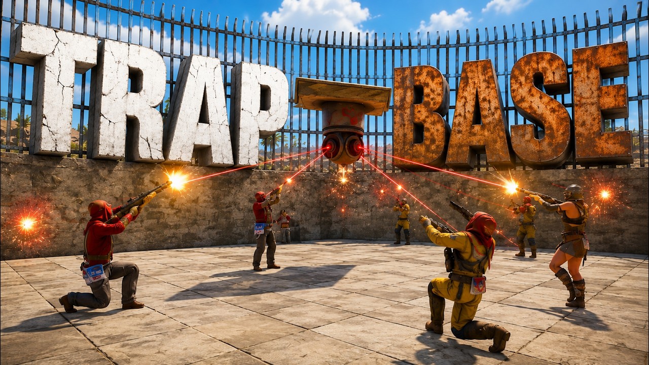 RUST TRAP BASE | DELİRTEN FAKE SİSTEM !