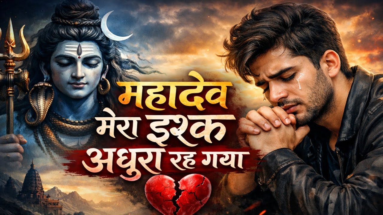 Mahadev🙏 Tere Dar Pe | Broken😭 Heart Sad Song | Emotional 💔Shiv Bhajan | Powered By S Serise 