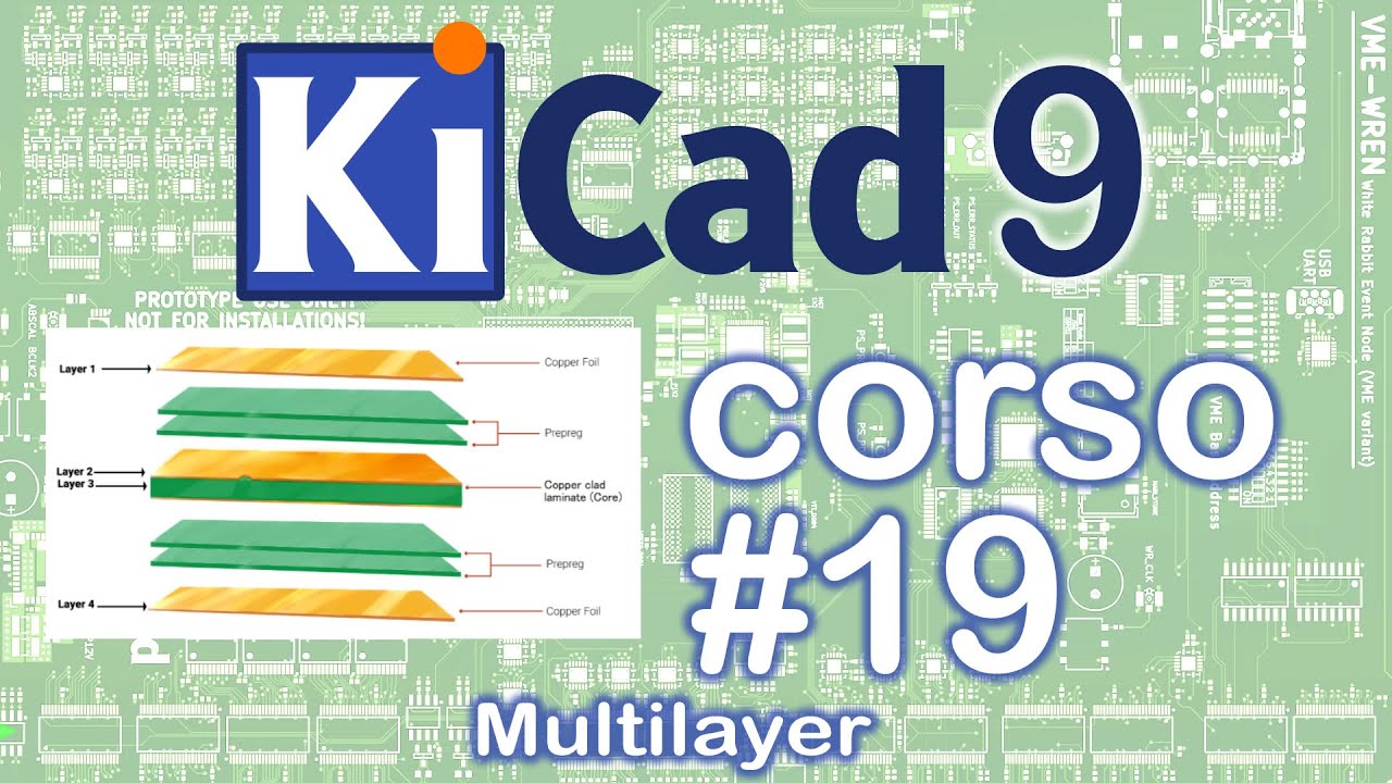 Corso KiCad 9 [#19] ✔️  Multilayer PCB