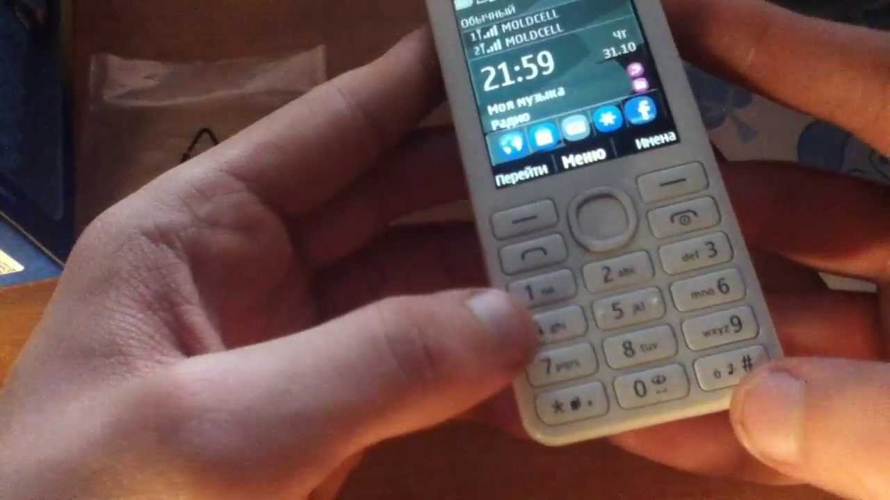 #13 Обзор и распаковка Nokia asha 206 Dual Sim