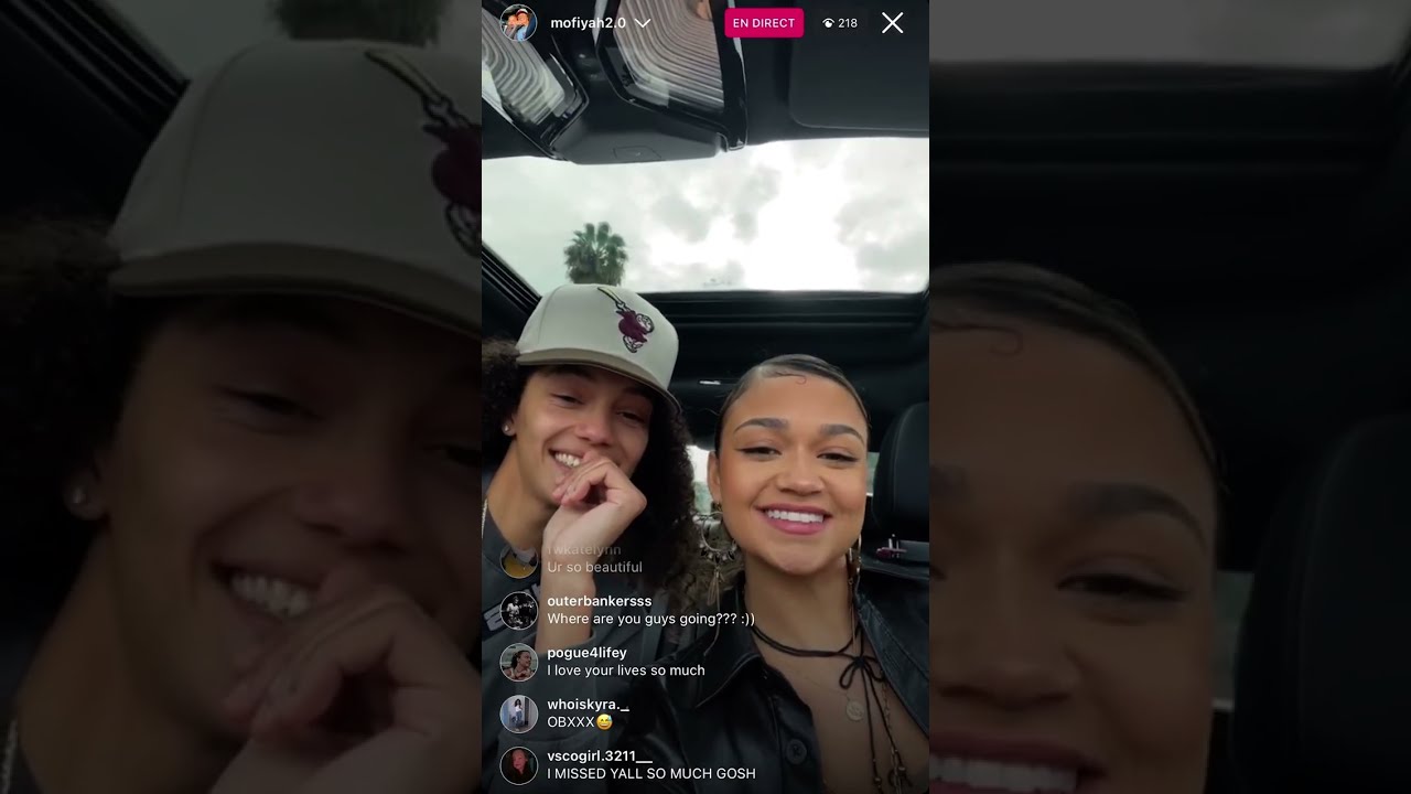 Madison Bailey / Mariah Linney insta live - 01/07/2023 #1