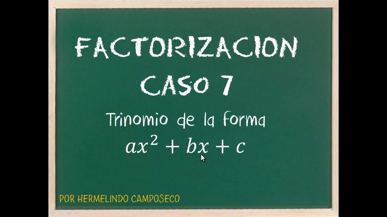 Factorizacion CASO 7
