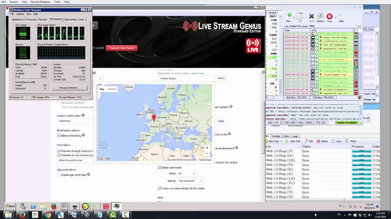 Running GSA SER, with PR Jacker, Captcha Breaker, MoneyRobot and LSG Standard on LoveSEO Pro Server