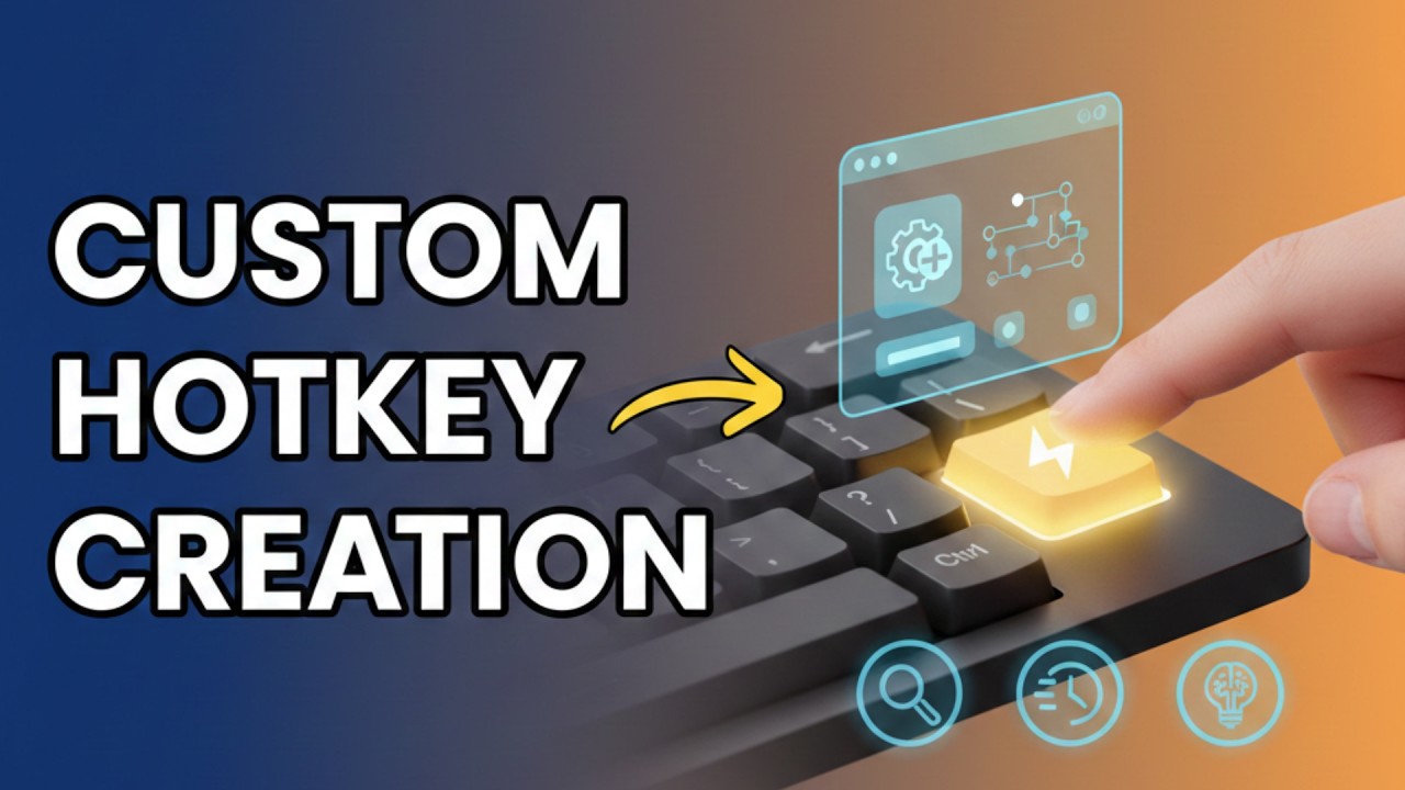 How to Create Custom Shortcut Keys for Any Task | Work Faster on Your PC