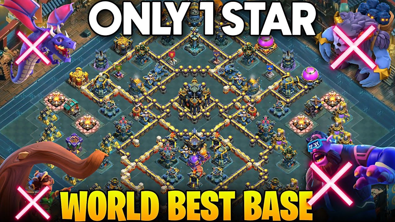 Town HALL17 ANTI 2 STAR WAR, CWL BASE LINK| BEST TH17 PUSHING BASE WITH LINK| TOWN HALL17 BASE LINK