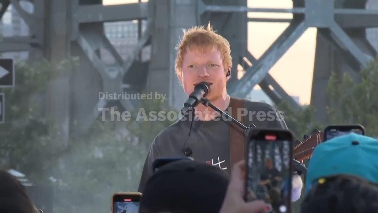 Ed Sheeran's Brooklyn pop-up gig