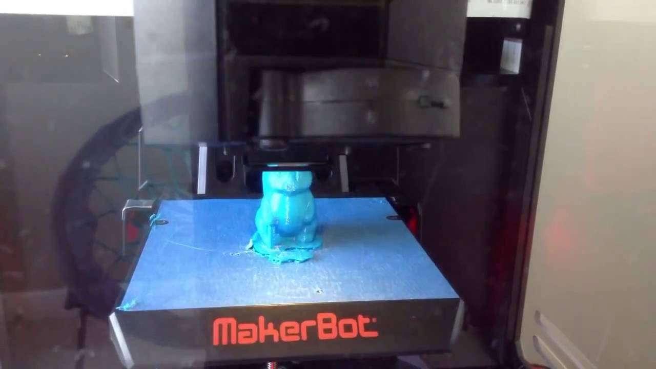 Makerbot replicator mini time lapse: Squirrelalope