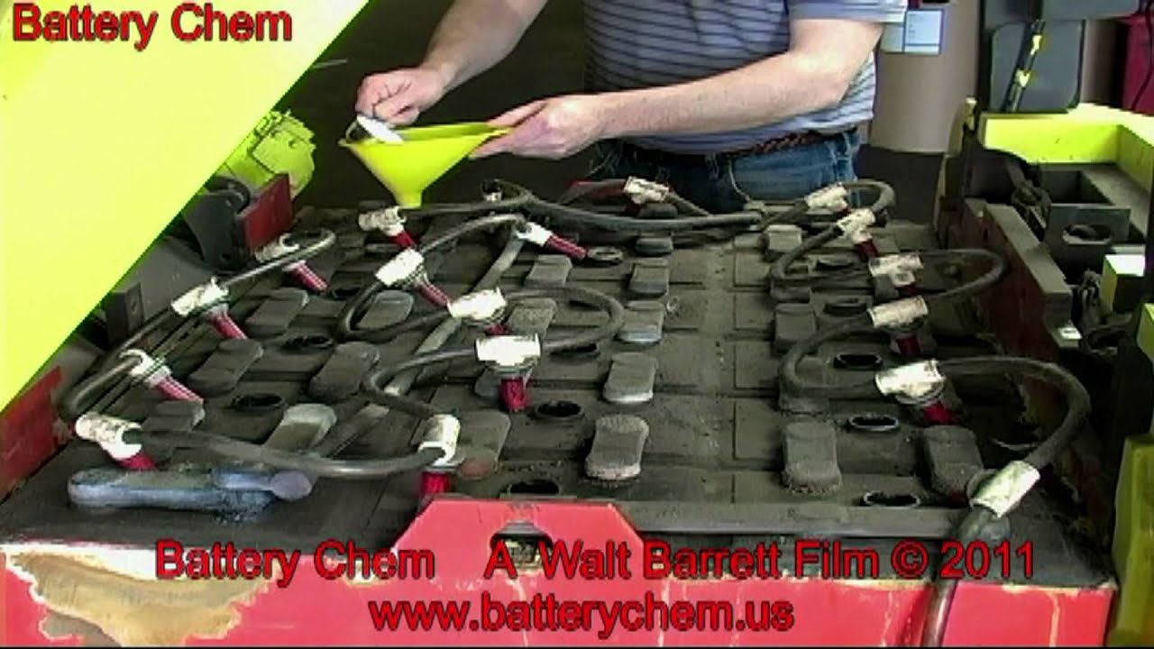 How To Recondition Electric Forklift Batteries SAVE $6,000.00 by Walt Barrett