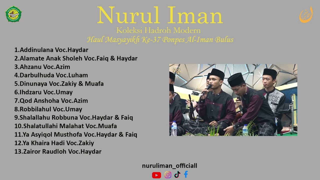 Album Hadroh Modern |Nurul Iman | Haul Masyayikh Ke-37 Ponpes Al-Iman