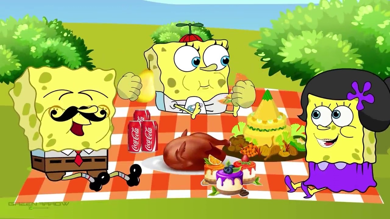POOR SPONGEBOB - Good bye, My Daddy - So Sad Story Animation - Poor Baby Spongebo_HD