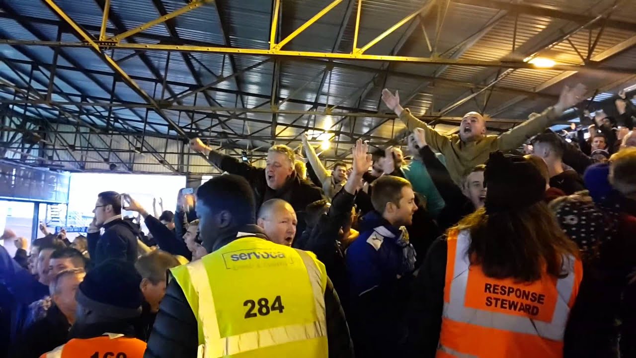 We're going to win the League - Leicester 's Fan 19.3.2016 Premier League at Crystal Palace stadium