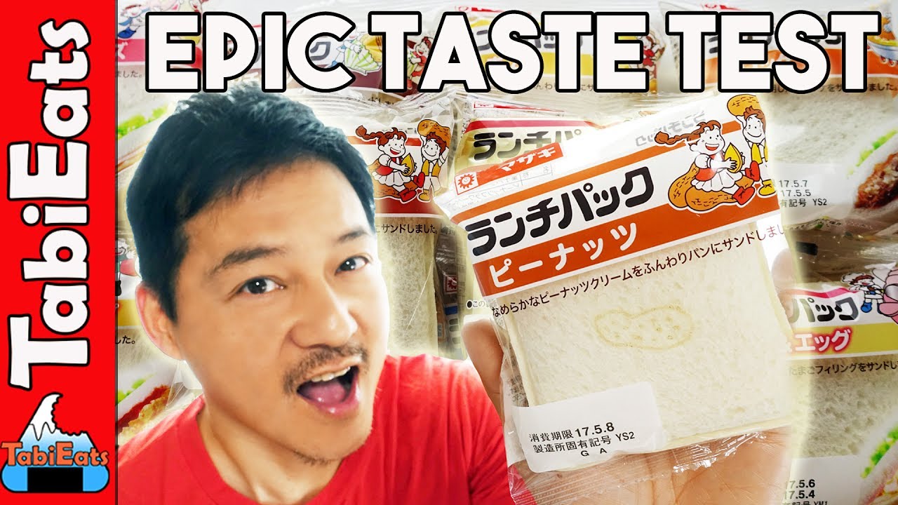 EPIC Japanese Sandwich Taste Test (Convenience Store Food Haul)