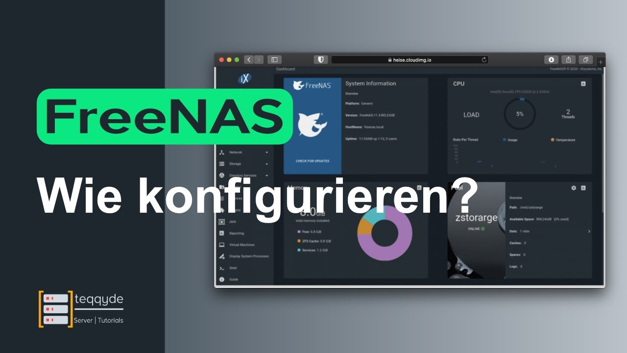 Wie ich mein FreeNAS System konfiguriert habe