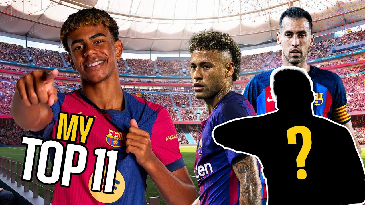 LAMINE YAMAL | MY TOP 11 (ALL-TIME BARÇA LEGENDS) | FC Barcelona 🔵🔴