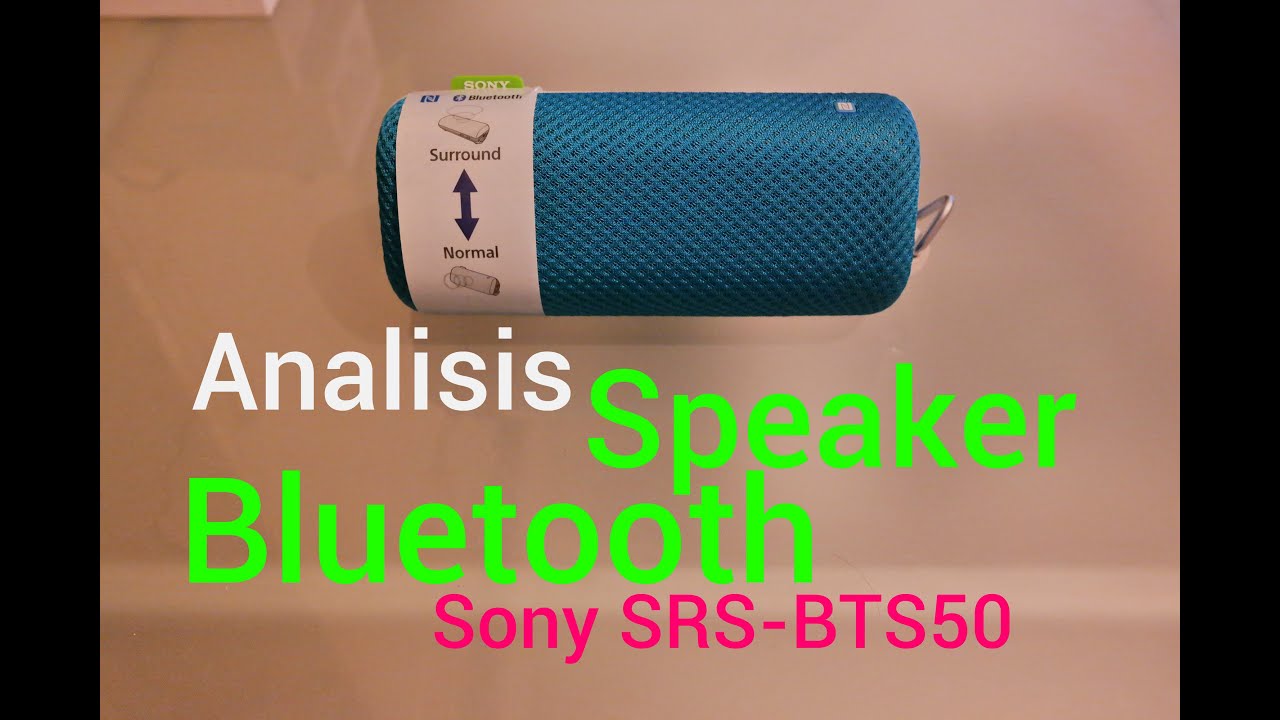 Speaker Bluetooth Sony SRS-BTS50 | Review en Español