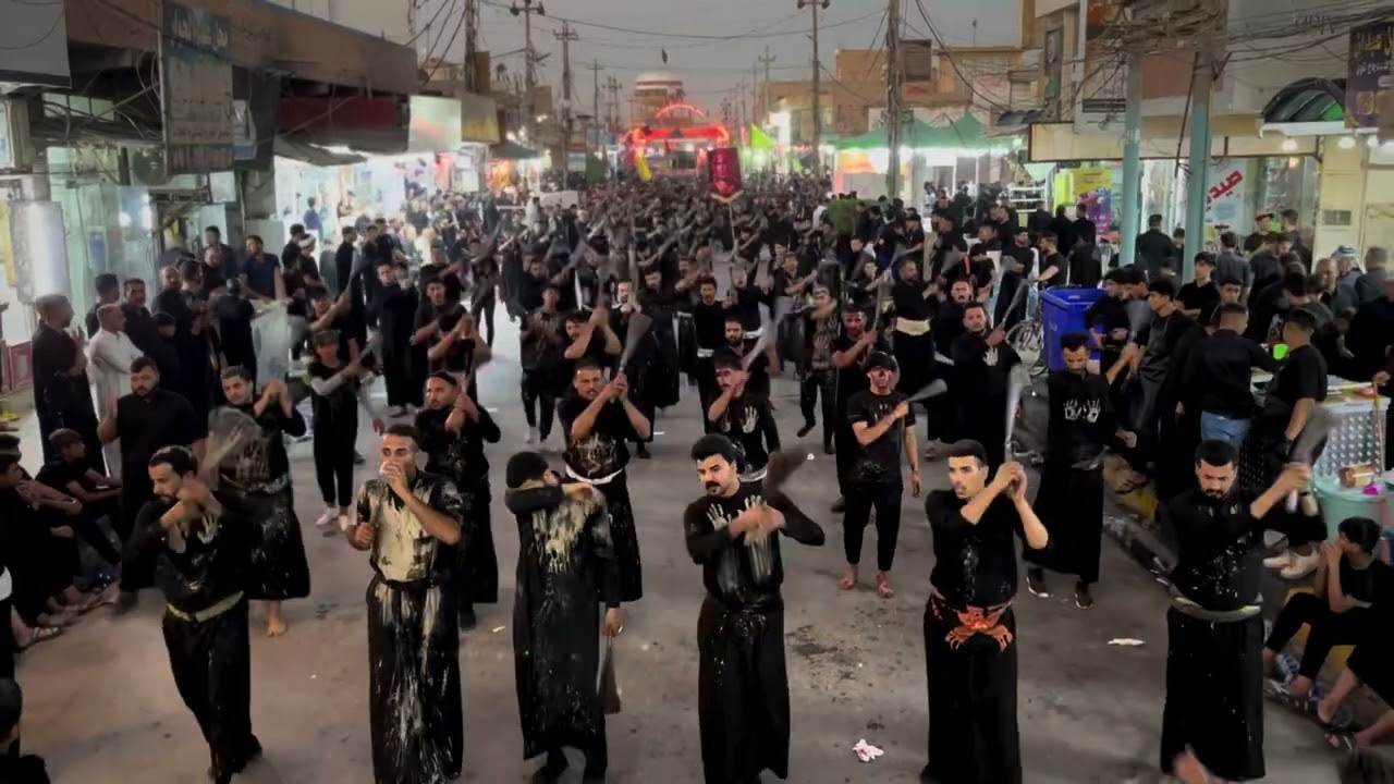 دخولية موكب شباب سيد الشهداء (ع) يوم السابع محرم 1446