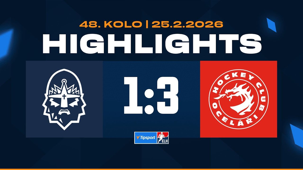 Highlights | Rytíři Kladno vs. HC Oceláři Třinec 1:3 | 25.02.2026