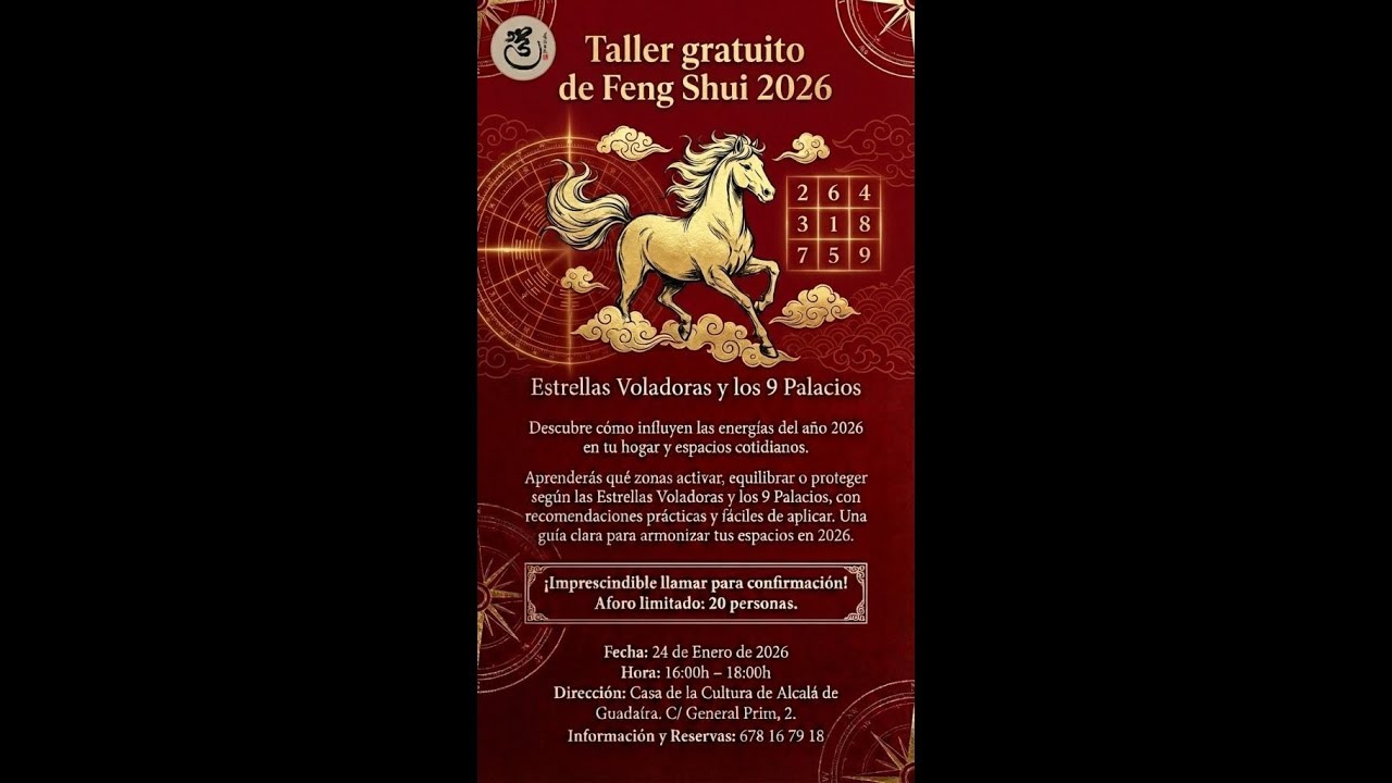 HOY EN RG TE HABLAMOS DEL FENG SHUI Y EL AÑO DEL CABALLO DE FUEGO CON EL GRUPO DE TAO ESPAÑA
