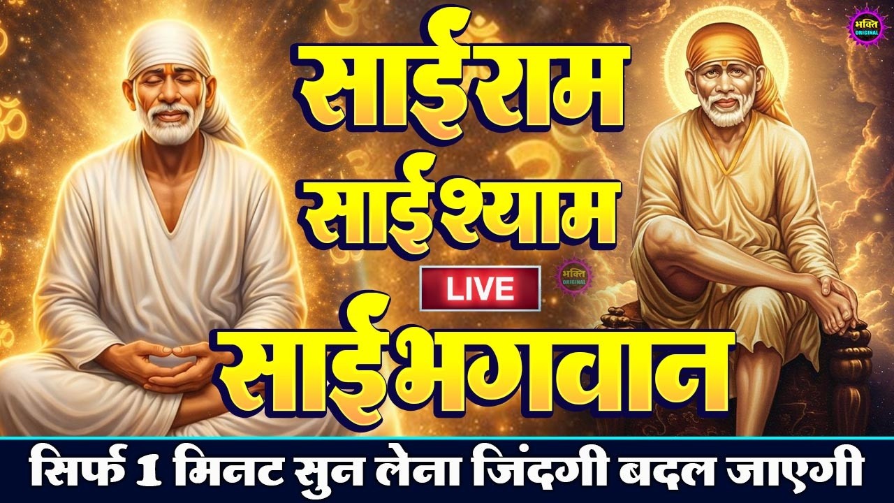 🔴आज गुरुवार भक्ति साईं बाबा 24 घंटे के अंदर जिंदगी बदल देंगे ये चलाकर छोड़ देना Sai Ram Sai Shyam
