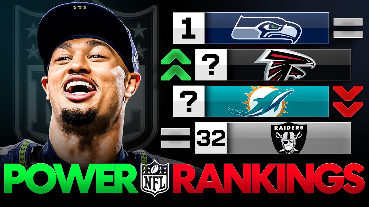 NFL Power Rankings Week 18: Falcons RISE, Dolphins FALL & Steelers STUN Ravens 🚨