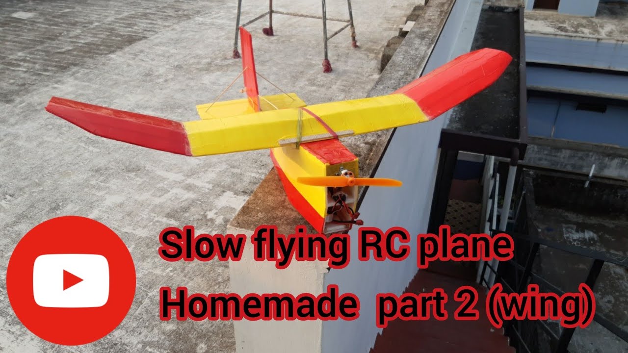 # How to make a slow flying homemade rc plane part 2