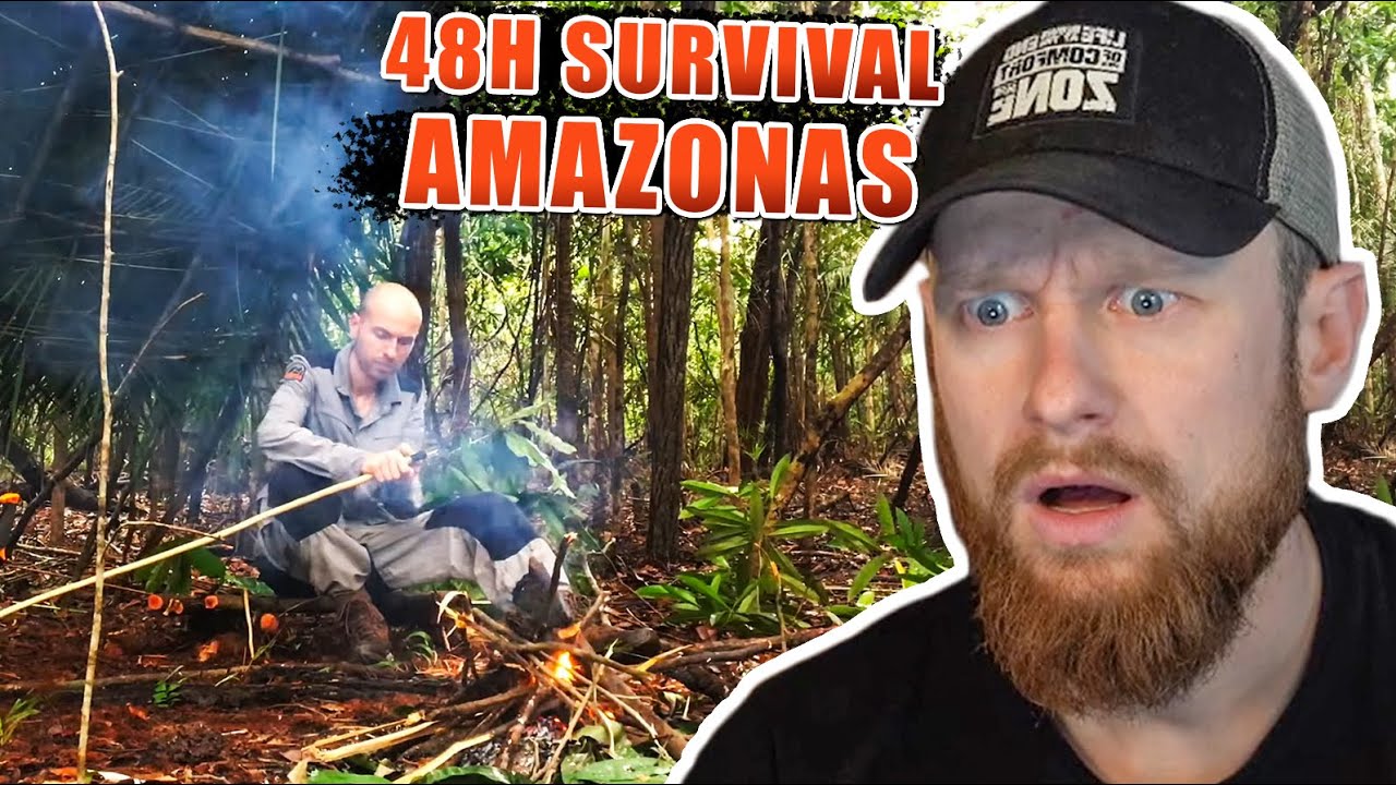Deutscher Bear Grylls? - 48h Survival ALLEIN im AMAZONAS ohne Nahrung & Schutz | Fritz reagiert