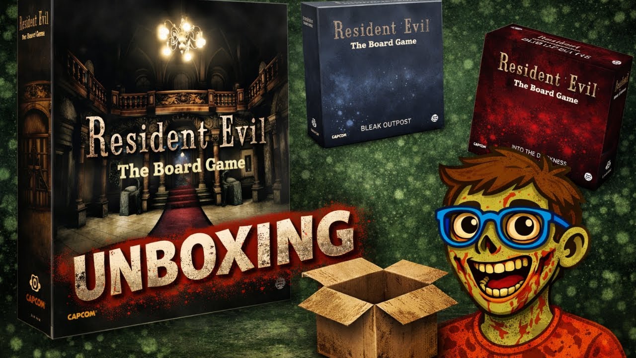RESIDENT EVIL 🧟 Unboxing del Juego Base + Expansiones: Bleak Outpost & Into the Darkness 🧪