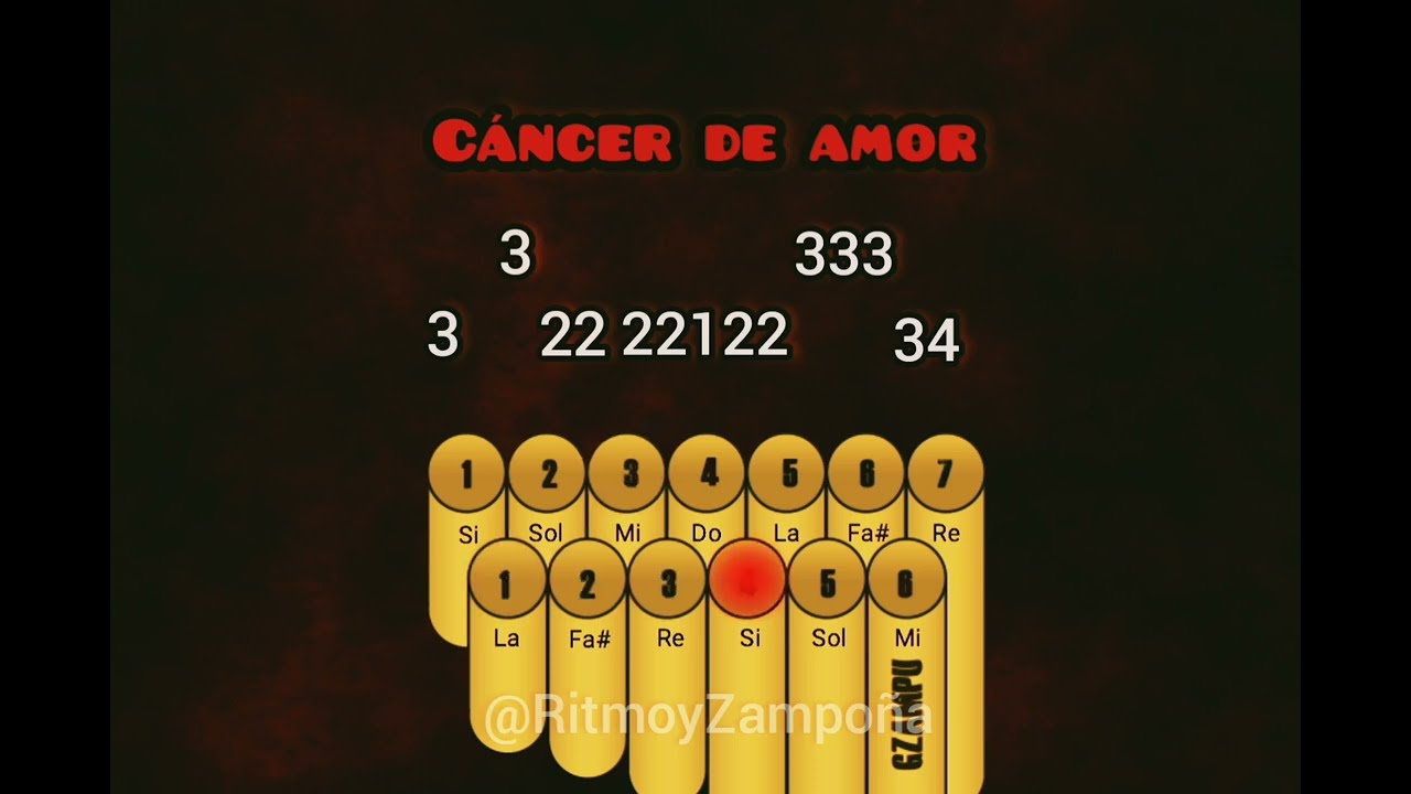 Cáncer de amor- tutorial en zampoña