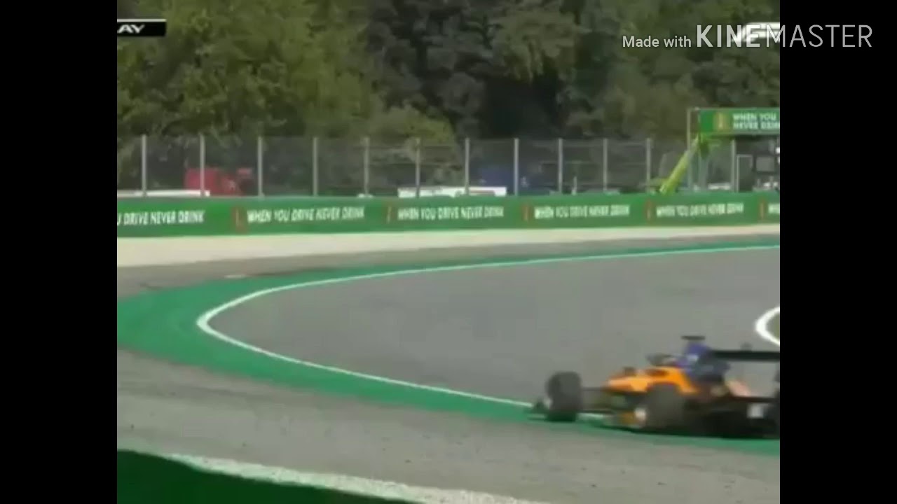 Formula 3! Acidente Alexander Peroni. Parab&oacute;lica Monza It&aacute;lia.