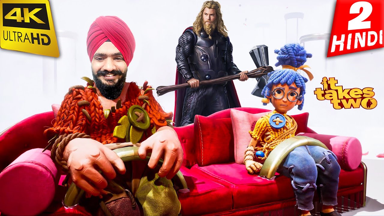 IT TAKES TWO Multiplayer HINDI Gameplay -Part 2- THOR