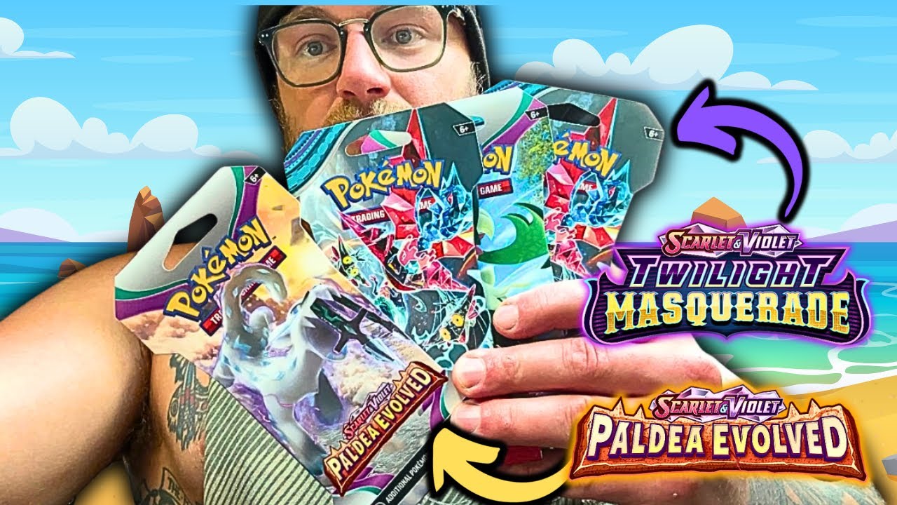 Opening 4 Sleeved Pokemon Booster Packs and Pulling A Secret Rare Pokemon Card!