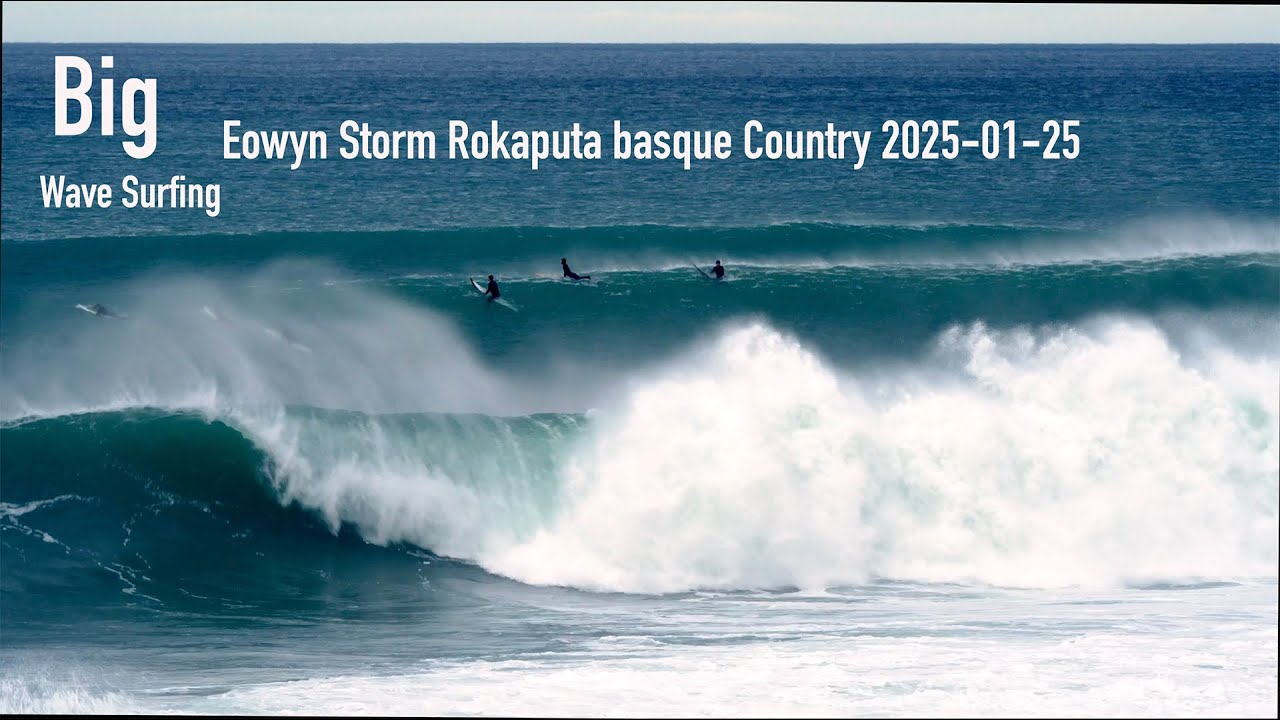 Surfing Rokaputa Eowyn Storm 25 01 2025