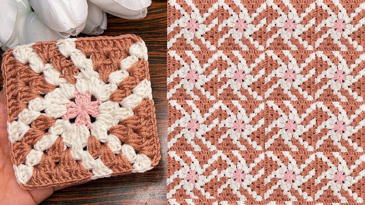 Beautiful Crochet Patchwork Granny Square Tutorial