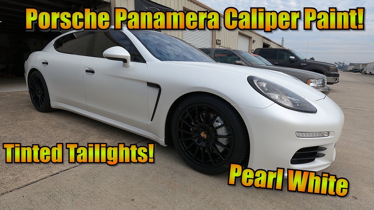 Custom Touches To The Porsche - Caliper Paint - Tinted Tailights