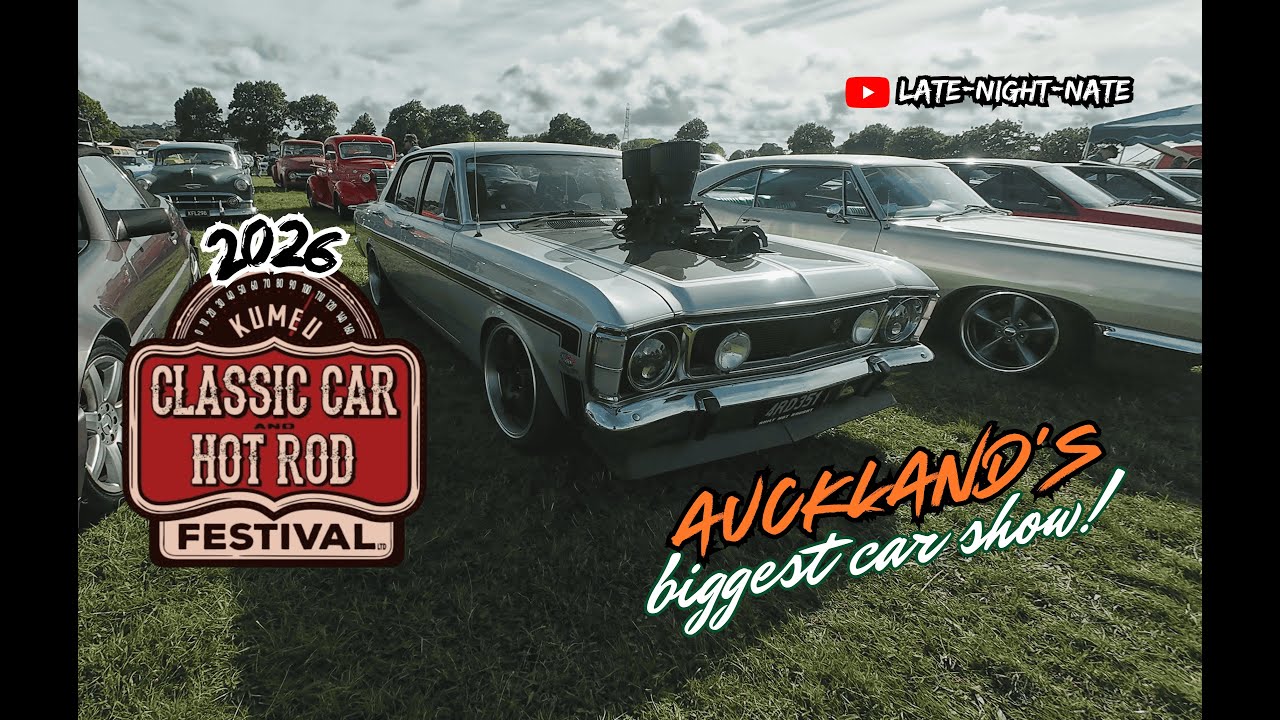 MASSIVE turn out for the 2026 Kumeu Classic Car & Hotrod Festival - Saturday walk-around of the show