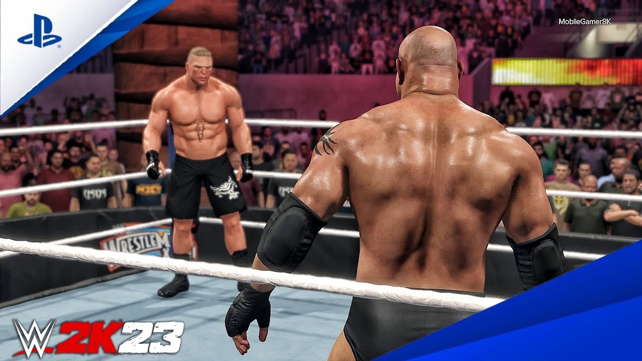 WWE 2K23 - Goldberg vs. Brock Lesnar 14 | Legendary No Holds Barred Match At WrestleMania 28