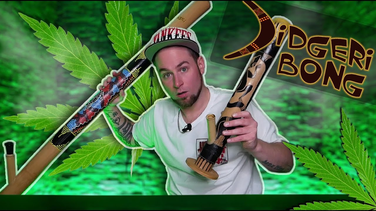 Riesige BONG aus einem DIDGERIDOO | DIDGERIBONG Review