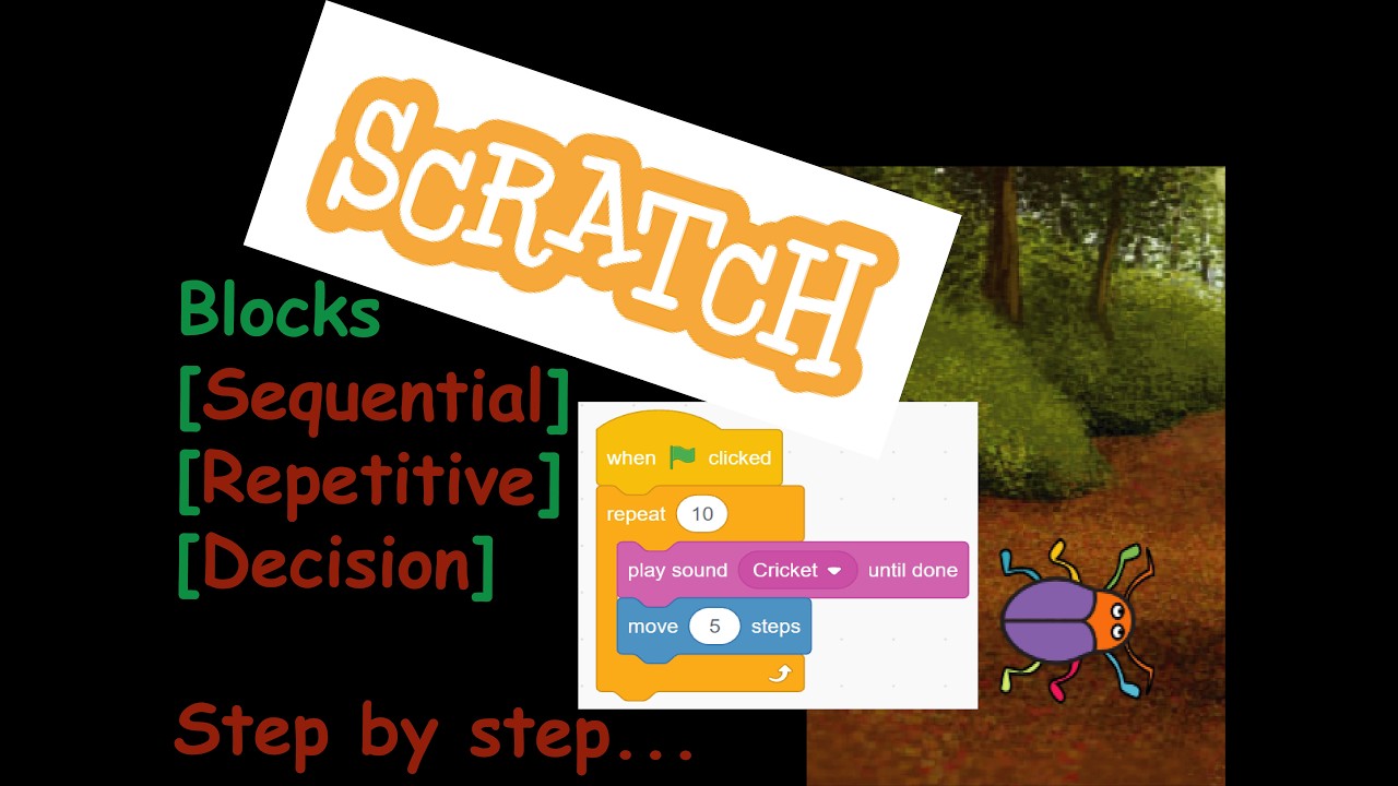 Scratch Blocks Explained – Motion, Looks, Sound & More! ✨💻🚀