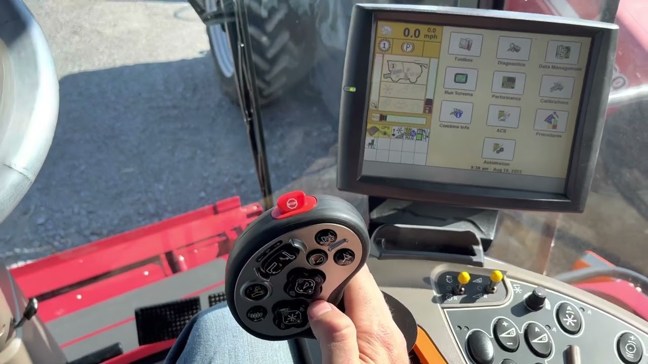 Case IH Combine Header Controls