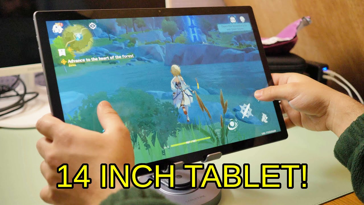 FLYCOAY Tablet 14 inch Android 14, 256GB ROM(Expand to 2TB),36GB(12+24) RAM, Octa-Core