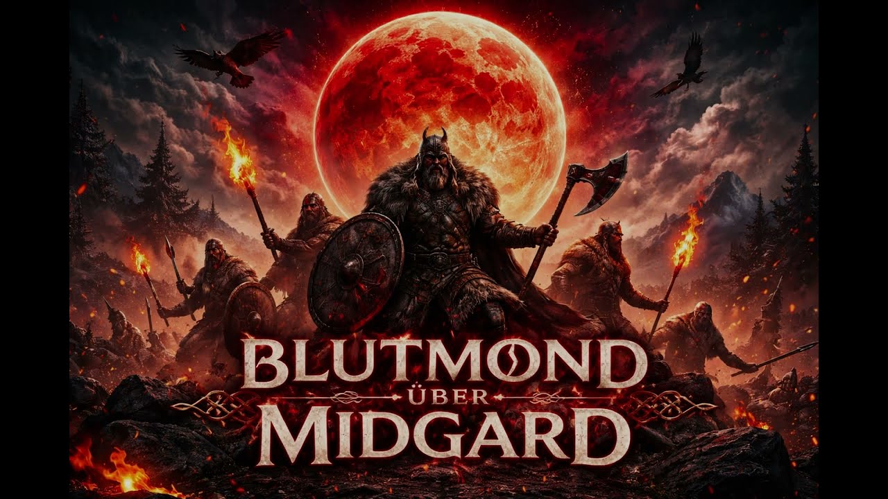 Blutmond über Midgard 🌕⚔️ | Epic Viking War Song | Nordischer Kriegerchor