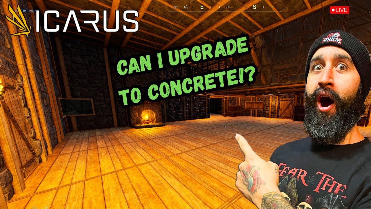 🔴 Best Base Upgrade Yet! Concrete & Greenhouse Build in ICARUS Part 11