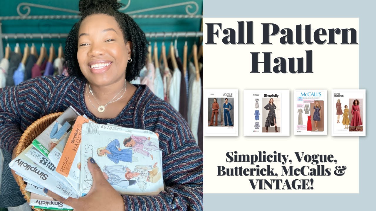 Fall 2022 Pattern Haul | Simplicity, Vogue, McCall's & Butterick!
