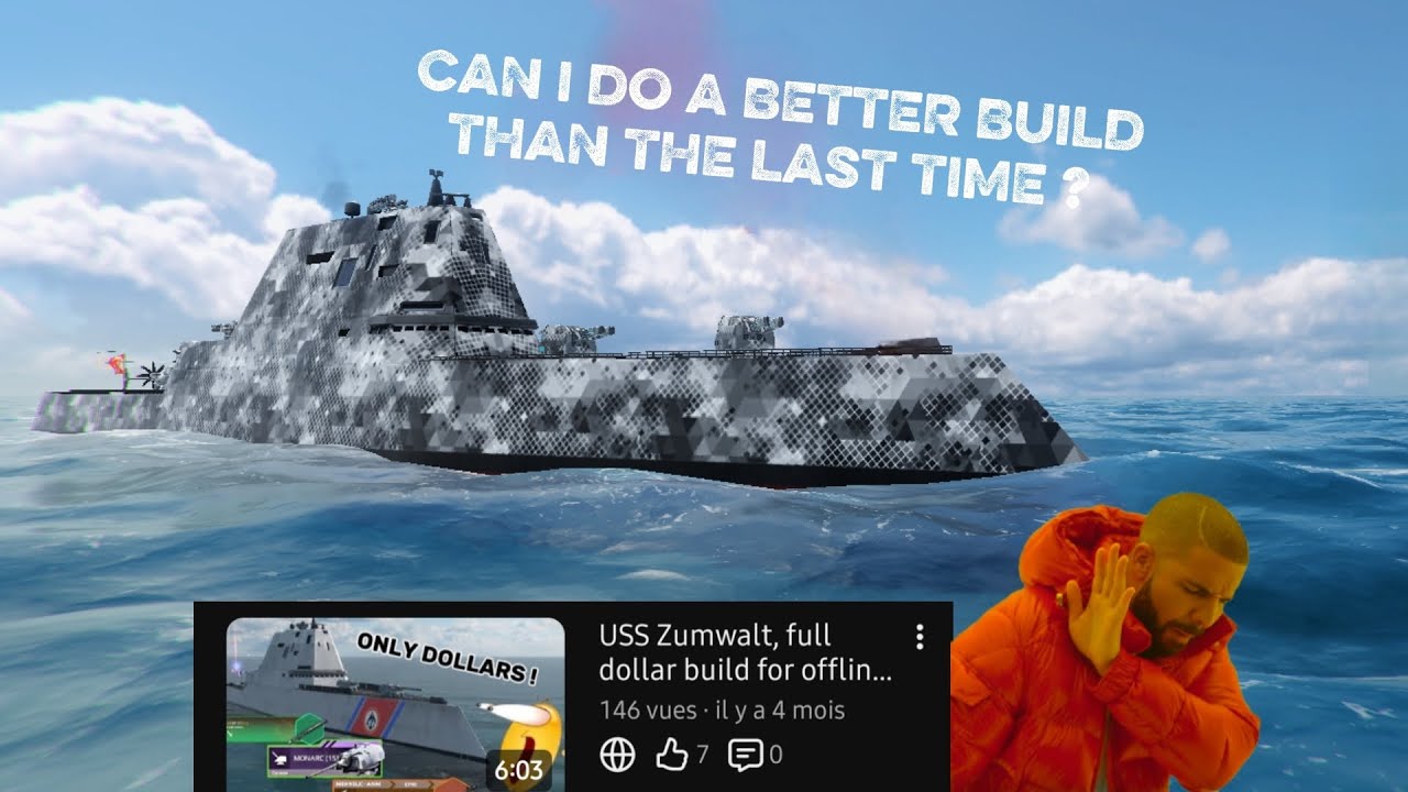 USS Zumwalt with a better build than my last video !!! #modernwarships #artstorm #gaijin #gameplay