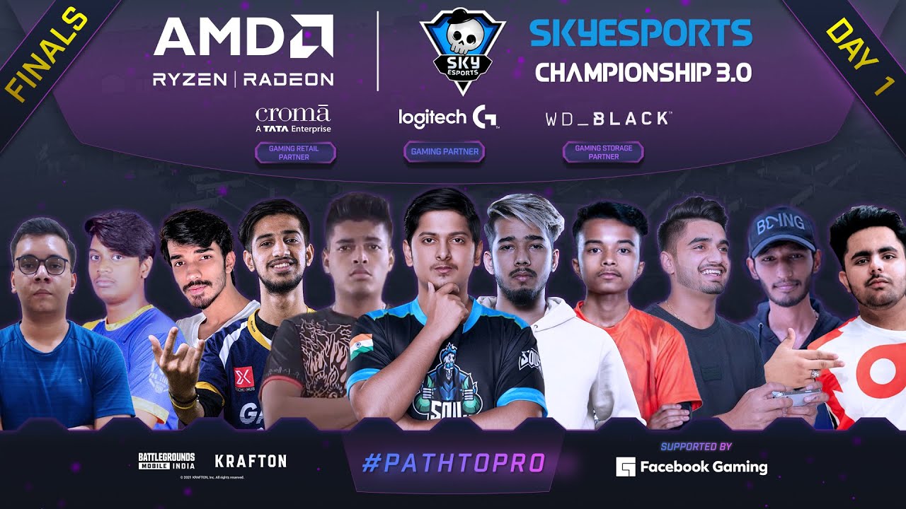 | Hindi | AMD Ryzen Skyesports Championship 3.0 | BGMI Grand Finals | Day 1 | Soul, GodLike, IND,TSM