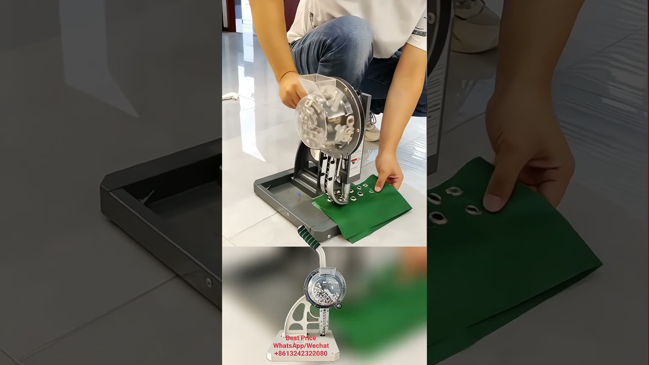 Cheap Flex banner Eyelet Machine