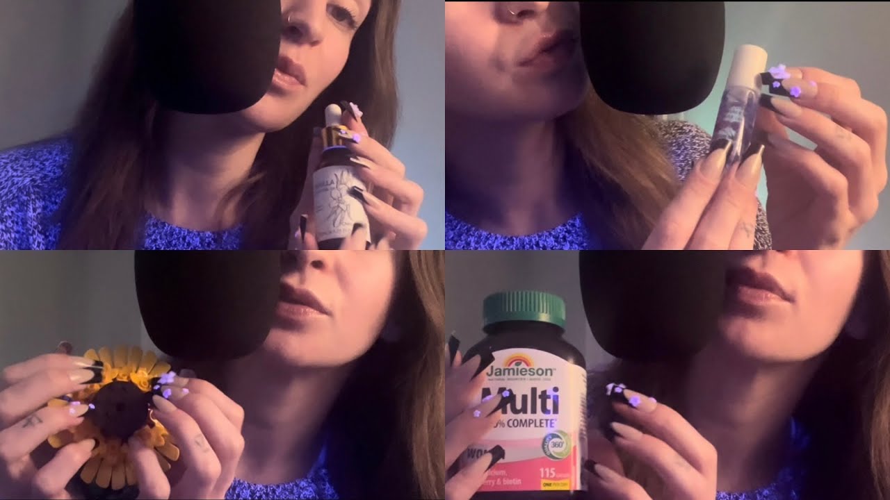 Gentle mouth sounds ASMR w/ soft tapping 👄🤯