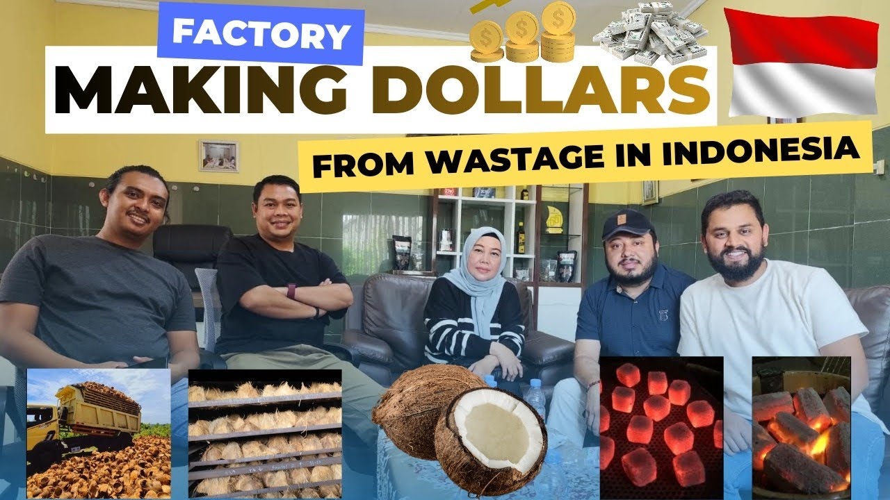 How Indonesia Turns Coconut Waste into Millions of Dollars | Investment Opportunities for Foreigners