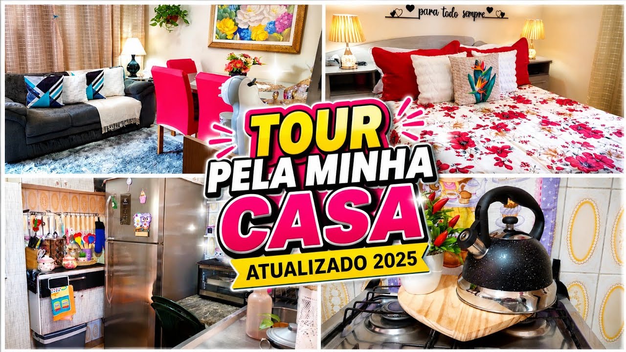 ✅TOUR PELA MINHA CASINHA SIMPLES ATUALIZADO 2025 #tour #tourpelaminhaCasinha